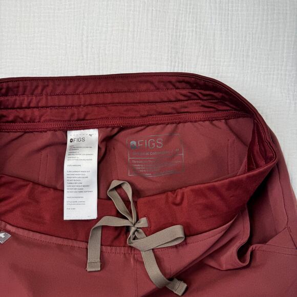 Figs Zamora Scrub Bottom Jogger Dark Cherry Women’s Medium Rare Retired 3088 - Picture 8 of 13